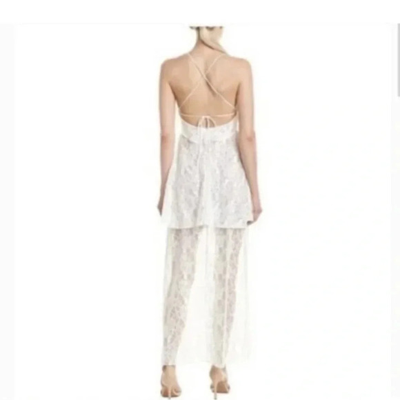 NEW FOR LOVE & LEMONS X JAIME KING NWT
LA ELIZABETH LACE TIERED MAXI DRESS - Picture 2 of 5